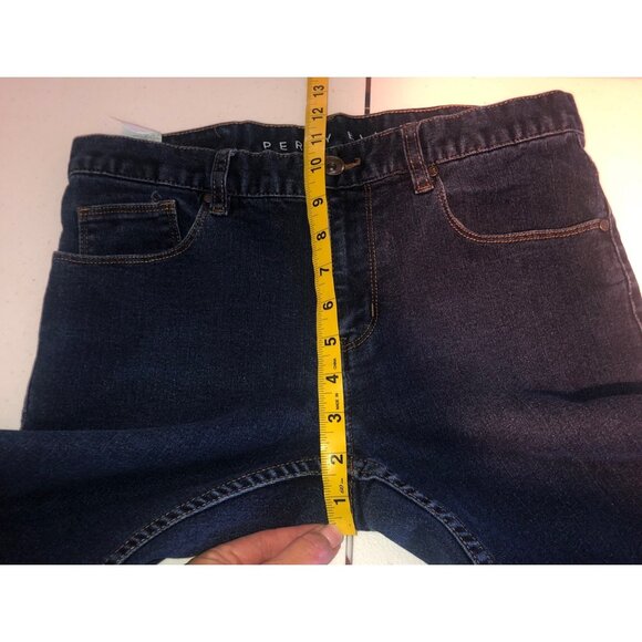 PERRY ELLIS -MENS JEANS STRAIGHT LEG DARK WASH JEANS SIZE 30X30 - Picture 6 of 10